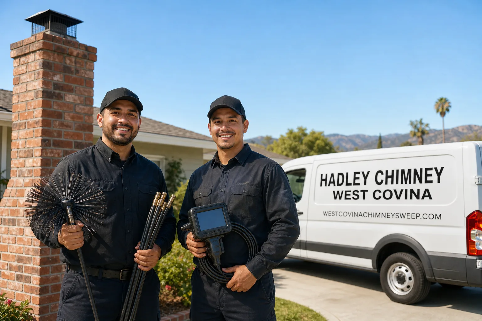 Hadley Chimney West Covina chimney cleaning team